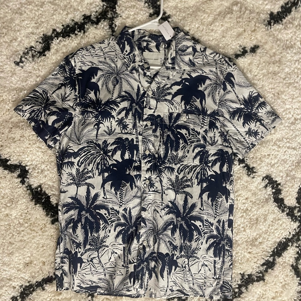 American Eagle Men’s Casual Hawaiian Shirt
